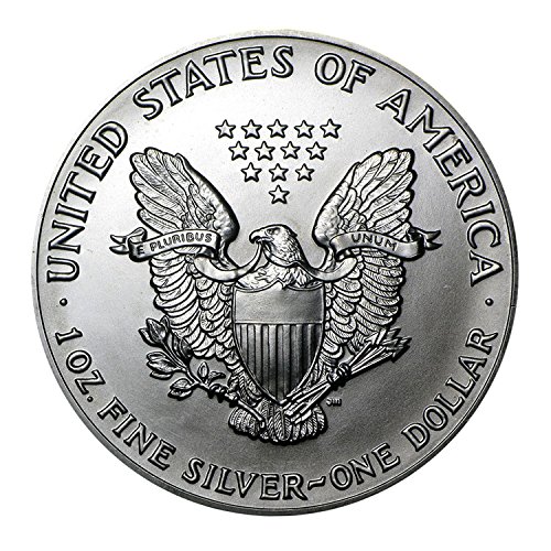 1992 Американски Сребърен Орел за 1 диамант Без лечение