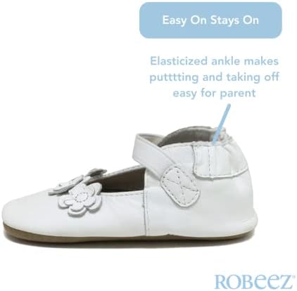 Robeez/Обувки за новородени момиченца и Унисекс с мека подметка, Устойчива на хлъзгане, за яслите, Чехли за баня за Бебета и малки