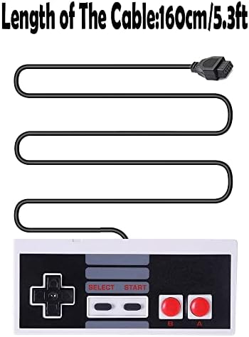 Контролери Tevodo NES конзола за 8-битово и развлекателна система за NES (2 комплекта)