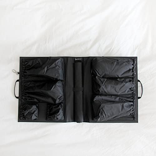 ToteSavvy – Оригинален органайзер за мъкна (14x10x4 инча) – 11 джобове за замяна чанти, саквояжа, раницата – Свалящ се paste – Стилен