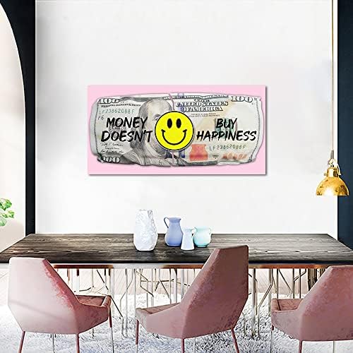 Вдъхновяващи Стенно изкуство на Платното за офис, Мотивирующая Картина с цитати, Щампи Щастието не се купува с пари, Плакат с положителни