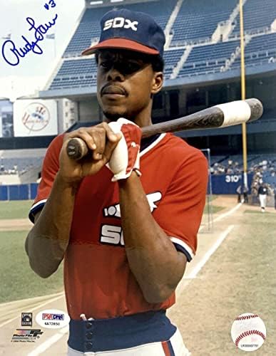 Руди Лоу Подписа Снимка 8x10 MLB White Sox PSA 4A72850 - Снимки на MLB с автограф