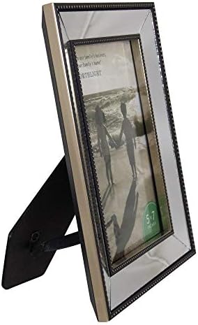 Фоторамка за снимки Northlight Glass в Огледален корпус, 5 x 7, Черна
