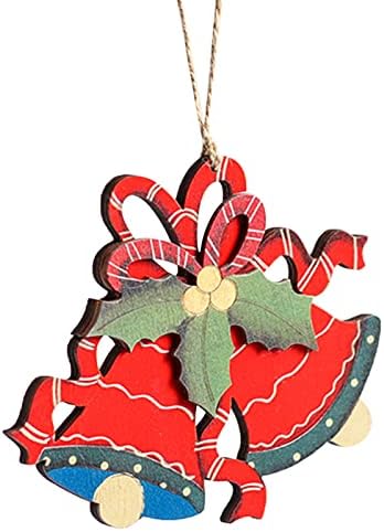 Комплекти Витражи Коледно Декорации от захарна Тръстика Коледни Камбанки Привесные за Възрастни