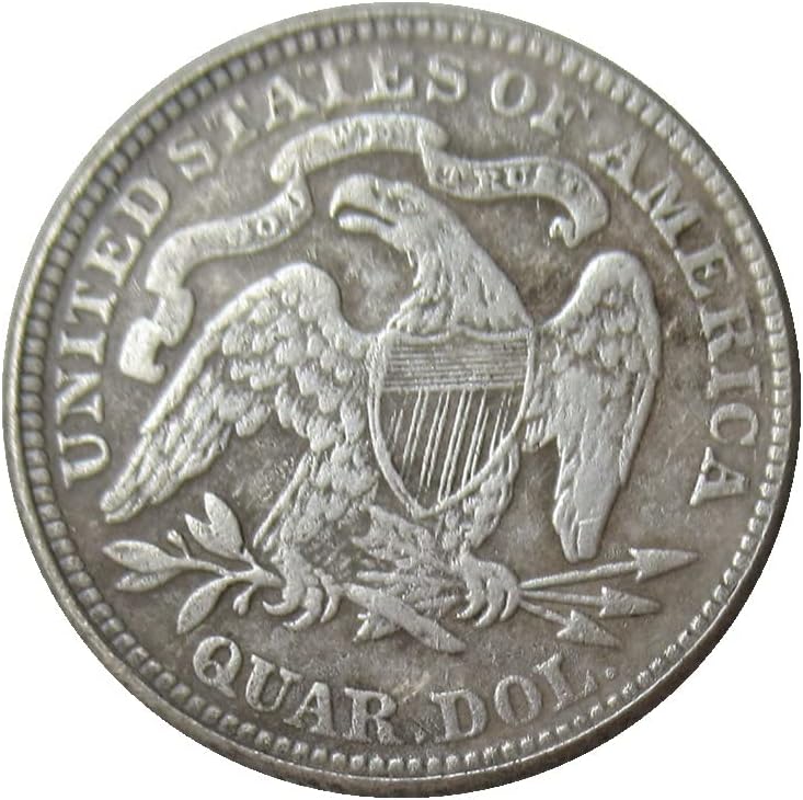 25 на Сто Флаг на САЩ 1878 Г., сребърно покритие Копие на Възпоменателни монети