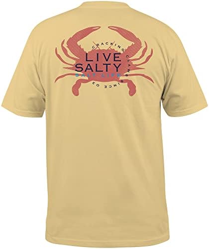 Мъжки t-shirt Salt Life Chesapeake Живот с кръгло деколте и къс ръкав