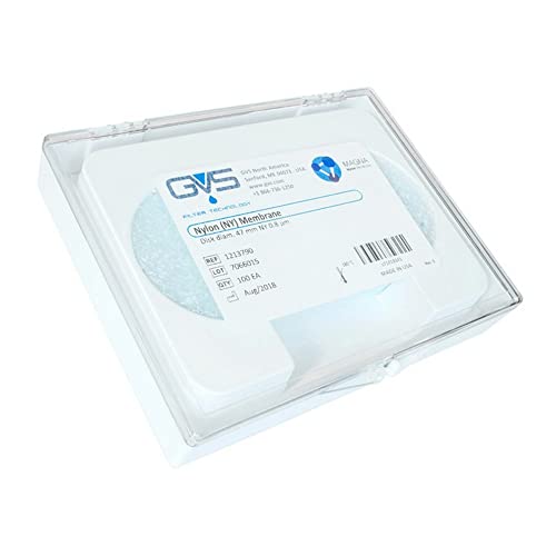 GVS Life Sciences 1213766 Найлонови Мембранни Филтърни дискове с размер на порите 0,22 Микрона, с диаметър 13 мм (опаковка по 100