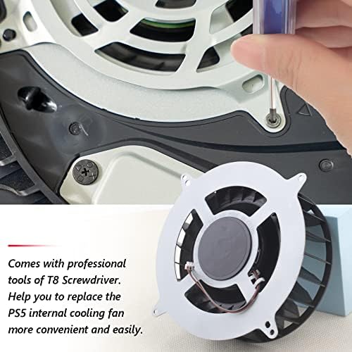 Подмяна вътрешно Охлаждащ вентилатор за Sony Playstation 5 PS5 Вентилатор с 23 Ножове Вентилатор с 17 Ножове Охладител за процесора