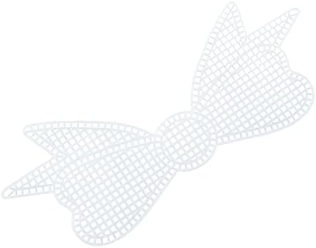 Youliang 8ШТ 19x7,6 см Пластмасова Мрежа във формата на пеперуда, Платно, Листове за Бродерия Бод, Празни Пластмасови Платна за