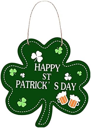 Ирландският Дървена рамка, която Табели, Декорация на Деня на Св. Патрик, Шапка, Кръгло Дървено добре дошли на Подвесное Украса,