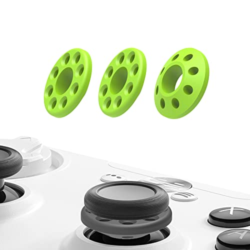 YwonShne е Съвместим с PS5 PS4 Прецизионными пръстени Aim Assist Motion Control за Xbox X series/S, Xbox One S/X Switch Pro Пръстен помощник контролер 3 бр. (зелено)