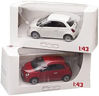 Мащабни модели на автомобили APLIQE за Fiat 500 Модел на колата от сплав на Метални Електростатичен Магазини за Бижута за колекция 1:43 Изискан Избор на подаръци (Цвят: 1)