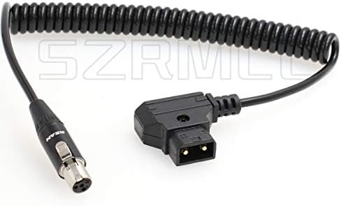 SZRMCC TVLogic VFM Монитор Alphatron EVF захранващ Кабел D-tap 2-пинов конектор за Mini XLR 4-пинов (директен кабел)