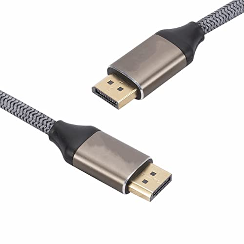 Игри DP кабел LiLiTok 2 Метра, версия 1.4 Кабел 8K За компютърни игри DP Кабел 4K при 144 Hz DisplayPort кабел