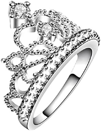 Пръстени от смола, размер 5, женски пръстен с вълните, персонализирани подаръци бижута, Луксозен пръстен с микро-покритие от цирконий