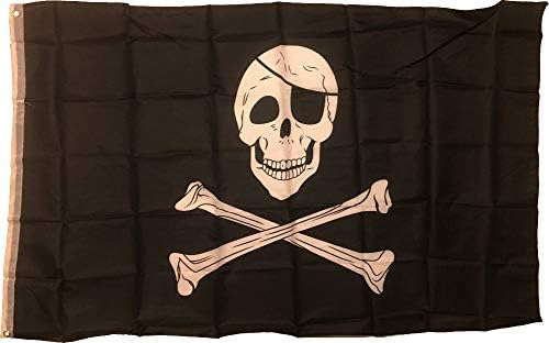 Нов Пиратски Флаг 2x3 Веселия Роджър Знамена на Карибските пирати